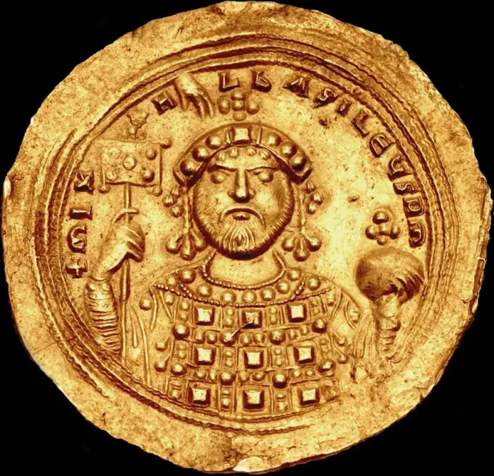 Framed Print : Michael IV the Paphlagonian. Histamenon. Artist: Numismatic, Ancient Coins Framed Print : Michael IV the Paphlagonian. Histamenon. Artist: Numismatic, Ancient Coins