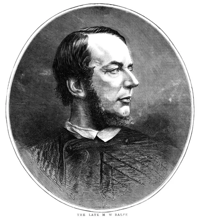 Framed Print : Michael William Balfe, Irish-born British composer and singer, 1870 Framed Print : Michael William Balfe, Irish-born British composer and singer, 1870