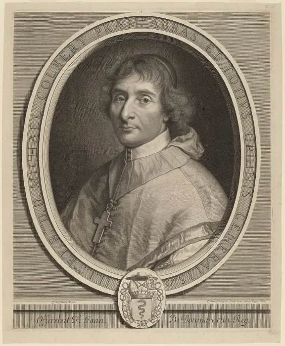 Framed Print : Michel Colbert, 1680. Creator: Pierre Louis van Schuppen Framed Print : Michel Colbert, 1680. Creator: Pierre Louis van Schuppen