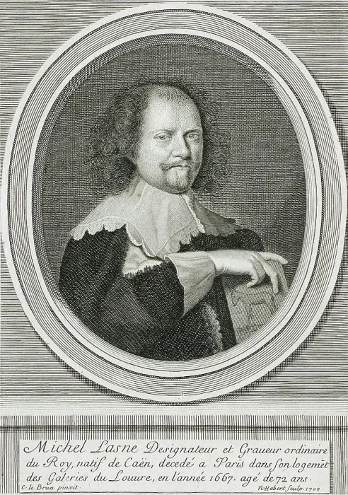 Framed Print : Michel Lasne, 1700. Creator: Nicolas Habert Framed Print : Michel Lasne, 1700. Creator: Nicolas Habert