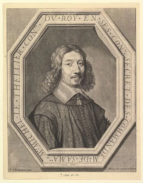 Michel Le Tellier, conseiller du roi, 1620-50. Creator: Jean Morin