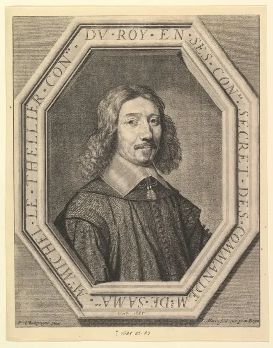 Framed Print : Michel Le Tellier, conseiller du roi, 1620-50. Creator: Jean Morin Framed Print : Michel Le Tellier, conseiller du roi, 1620-50. Creator: Jean Morin