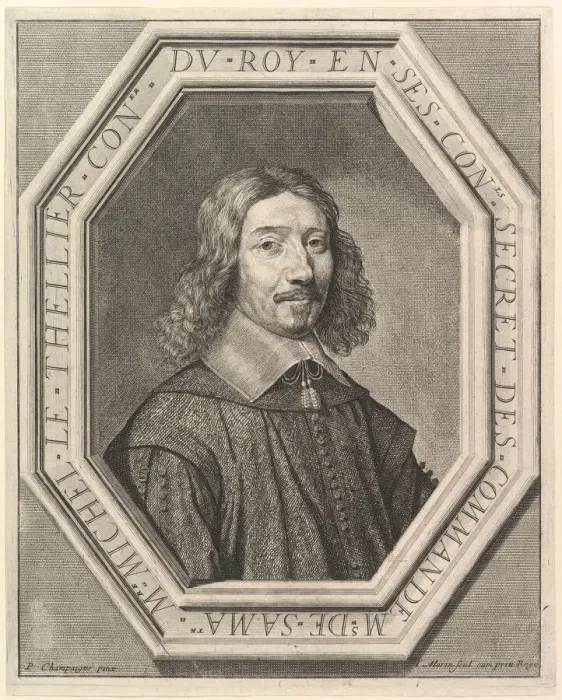 Framed Print : Michel Le Tellier conseiller du roi. Creator: Jean Morin Framed Print : Michel Le Tellier conseiller du roi. Creator: Jean Morin