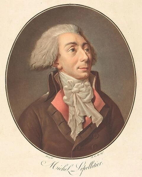 Michel Lepelletier, 1794. Creator: Pierre Michel Alix
