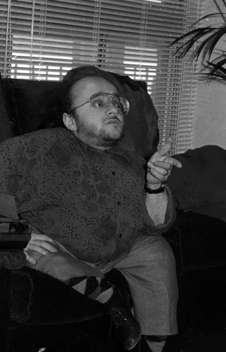 Framed Print : Michel Petrucciani, EMI, London, March, 1990. Artist: Brian O Connor Framed Print : Michel Petrucciani, EMI, London, March, 1990. Artist: Brian O Connor
