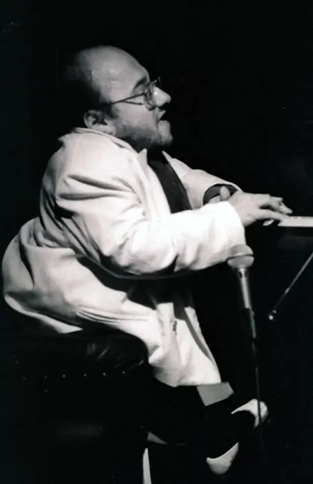 Framed Print : Michel Petrucciani, Ronnie Scotts, London, 1990. Artist: Brian O Connor Framed Print : Michel Petrucciani, Ronnie Scotts, London, 1990. Artist: Brian O Connor