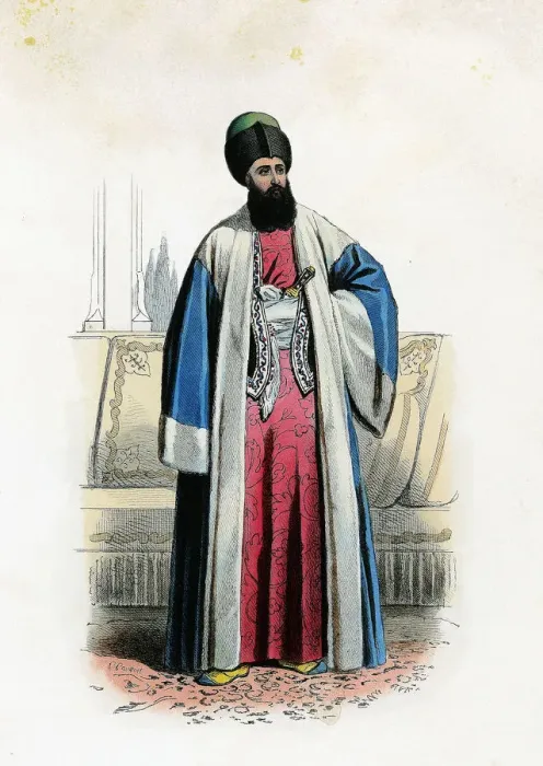 Framed Print : Michel Soutzo, Prince of Moldova, engraving, 1870 Framed Print : Michel Soutzo, Prince of Moldova, engraving, 1870