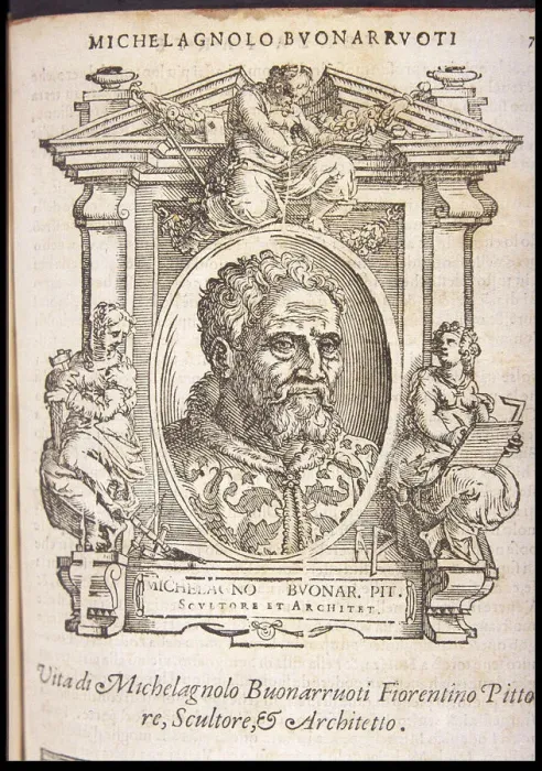 Framed Print : Michelangelo Buonarroti, ca 1568