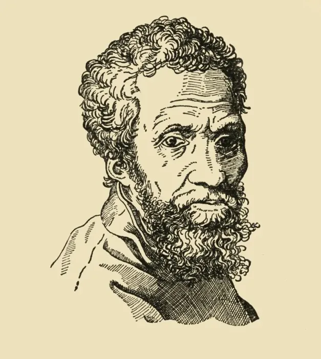 Framed Print : Michelangelo Buonarrotti, (1933). Creator: Unknown Framed Print : Michelangelo Buonarrotti, (1933). Creator: Unknown