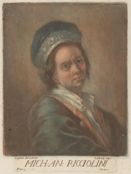 Framed Print : Michelangelo Ricciolini, 1789. Creator: Carlo Lasinio Framed Print : Michelangelo Ricciolini, 1789. Creator: Carlo Lasinio
