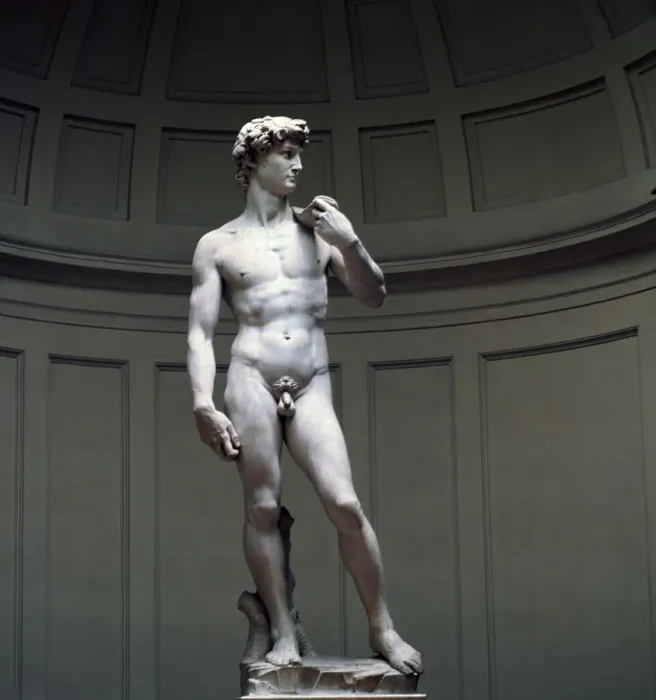 Framed Print : Michelangelos David, 16th century. Artist: Michelangelo Buonarroti Framed Print : Michelangelos David, 16th century. Artist: Michelangelo Buonarroti