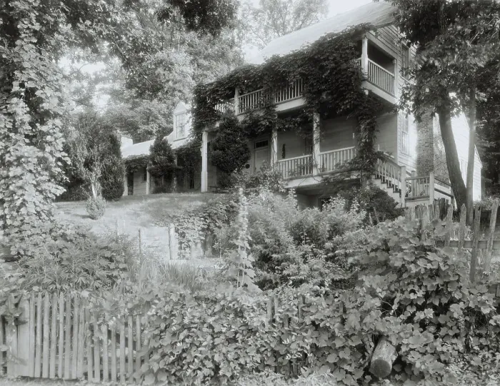 Framed Print : Michie's Old Tavern, Charlottesville, Albemarle County, Virginia, 1933. Creator: Frances Benjamin Johnston Framed Print : Michie's Old Tavern, Charlottesville, Albemarle County, Virginia, 1933. Creator: Frances Benjamin Johnston