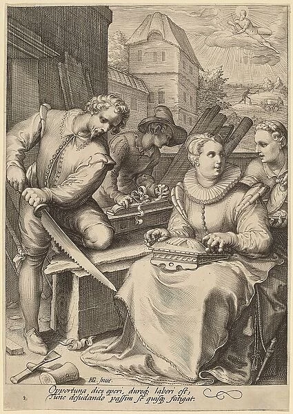 Midday, c.1595-1598. Creator: Jan Saenredam