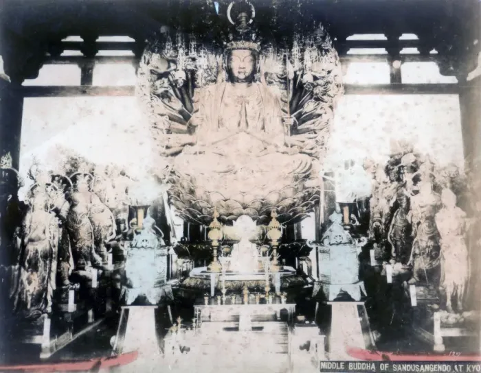 Framed Print : Middle Buddha, Sanjusangendo Temple, Kyoto, Japan Framed Print : Middle Buddha, Sanjusangendo Temple, Kyoto, Japan