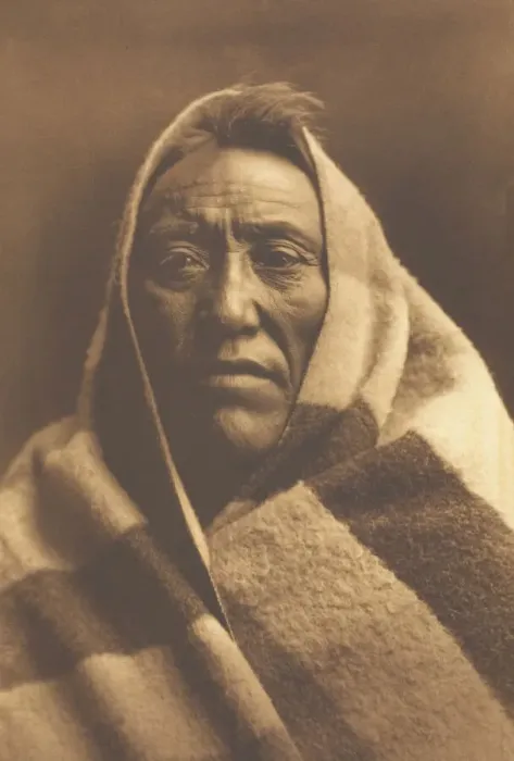 Framed Print : Middle Calf - Piegan, 1900. Creator: Edward Sheriff Curtis Framed Print : Middle Calf - Piegan, 1900. Creator: Edward Sheriff Curtis