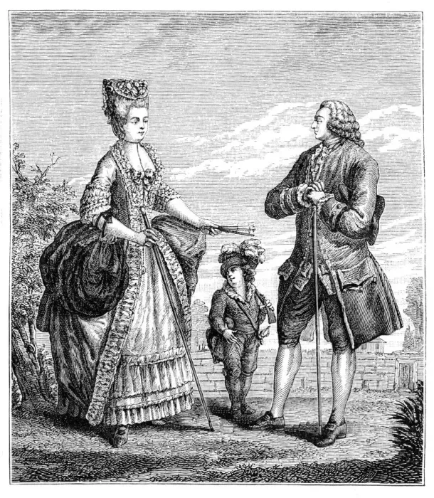 Framed Print : Middle Class Family, (1885). Artist: Dupin Framed Print : Middle Class Family, (1885). Artist: Dupin