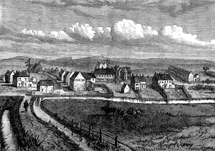 Framed Print : Middlesbrough in 1832, (1881). Creator: Unknown Framed Print : Middlesbrough in 1832, (1881). Creator: Unknown