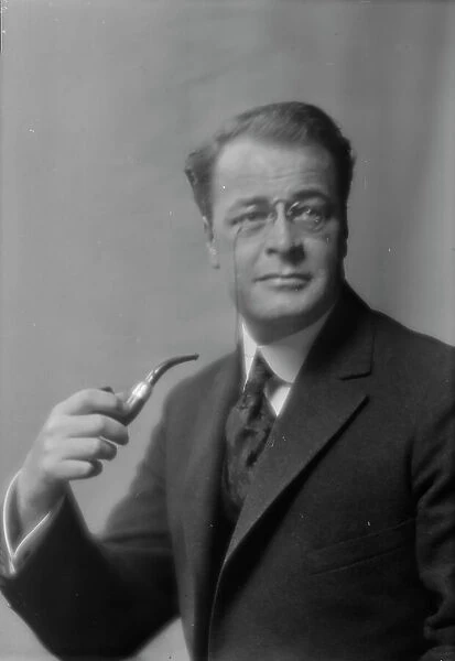 Middleton, George, Mr. portrait photograph, 1915 Oct. 6. Creator: Arnold Genthe