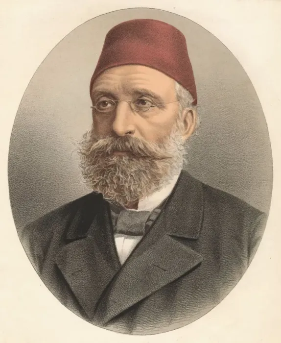 Framed Print : Midhat Pasha, (late 19th century). Creators: Cassell, Petter & Galpin, Adele Perlmutter Framed Print : Midhat Pasha, (late 19th century). Creators: Cassell, Petter & Galpin, Adele Perlmutter