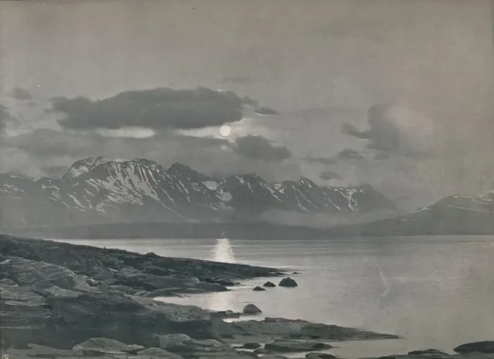 Framed Print : The Midnight Sun, 1914. Creator: Unknown Framed Print : The Midnight Sun, 1914. Creator: Unknown