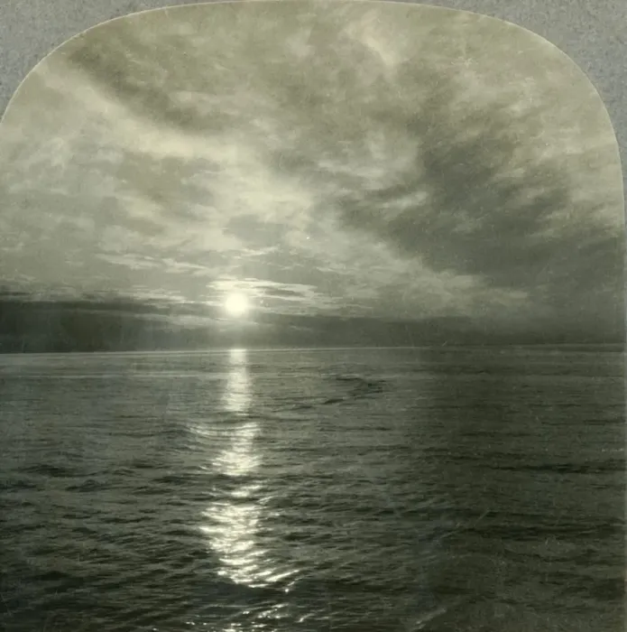 Framed Print : The Midnight Sun, Reyjavik Harbor, Iceland, c1930s. Creator: Unknown Framed Print : The Midnight Sun, Reyjavik Harbor, Iceland, c1930s. Creator: Unknown