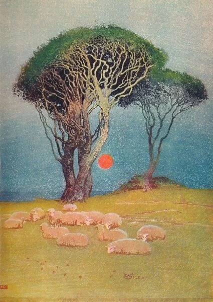 Midsummer Night, 1919, (1928). Artist: William Giles