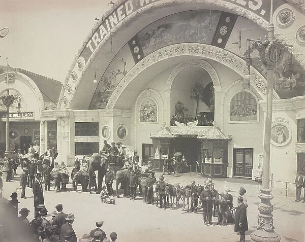 Midway, World's Columbian Exposition, Chicago, Illinois, 1893. Creator: Frances Benjamin Johnston