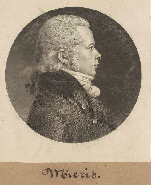 Mieris, 1800. Creator: Charles Balthazar Julien Févret de Saint-Mémin