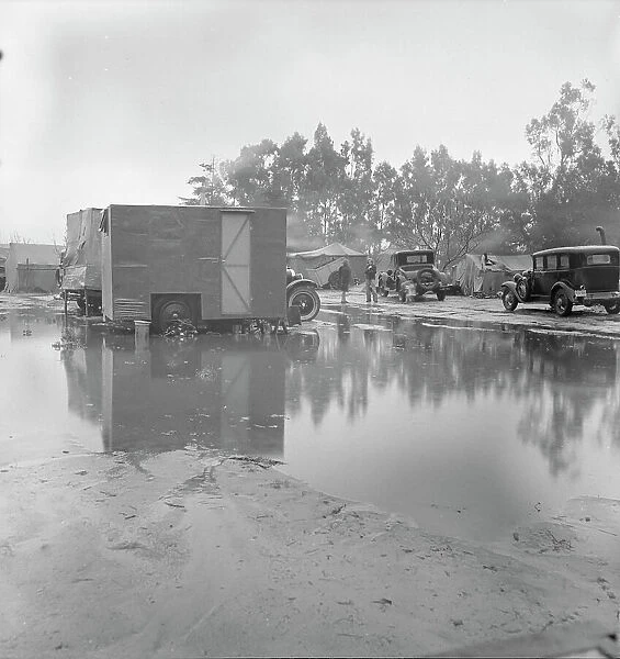 Migrant camp, California, 1936. Creator: Dorothea Lange