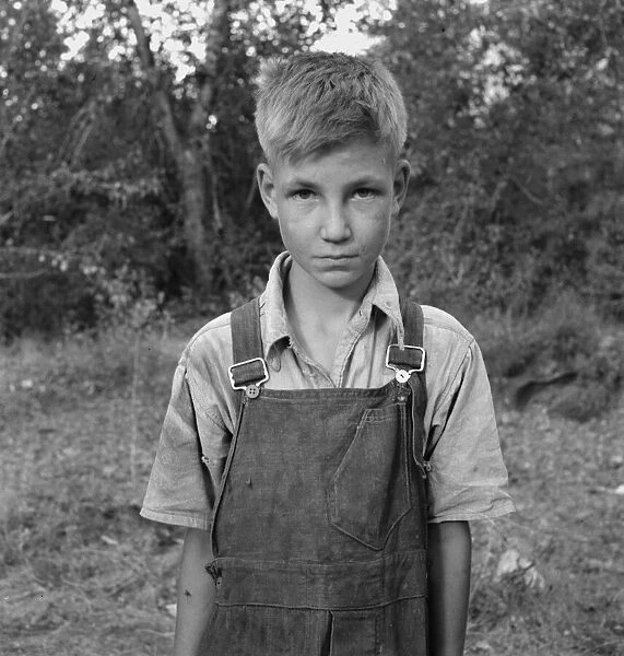 Migratory boy in squatter camp, Washington, Yakima Valley, 1939. Creator: Dorothea Lange