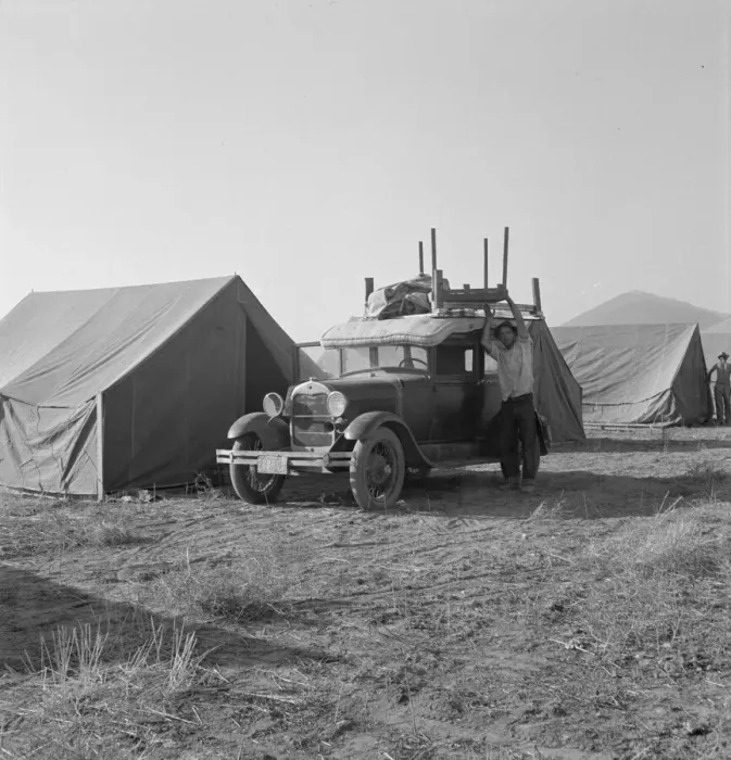 Framed Print : Migratory family, come to Klamath Basin for potato harvest... Merrill, Klamath County, Oregon, 1939 Creator: Dorothea Lange Framed Print : Migratory family, come to Klamath Basin for potato harvest... Merrill, Klamath County, Oregon, 1939 Creator: Dorothea Lange