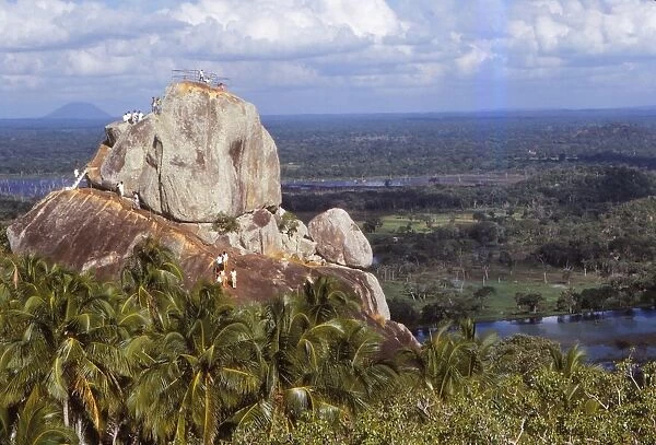 Mihintale pilgrimage site, near Anuraddhapura, Sri Lanka, established 3rd century BC. (20th century)