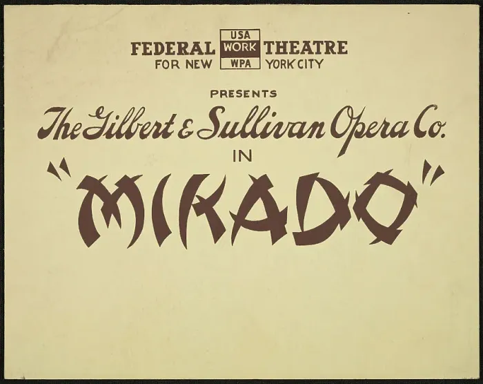 Framed Print : Mikado, [193-]. Creator: Unknown