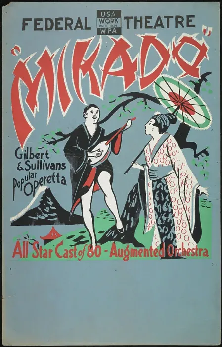 Framed Print : Mikado, [193-]. Creator: Unknown