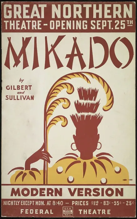 Framed Print : Mikado, Chicago, 1938. Creator: Unknown Framed Print : Mikado, Chicago, 1938. Creator: Unknown