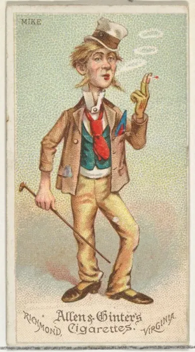Framed Print : Mike, from Worlds Dudes series (N31) for Allen & Ginter Cigarettes, 1888 Framed Print : Mike, from Worlds Dudes series (N31) for Allen & Ginter Cigarettes, 1888