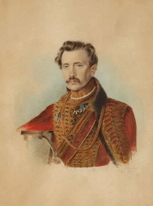 Framed Print : Mikhail Grigorievich Khomutov (1795-1864), 1838 Framed Print : Mikhail Grigorievich Khomutov (1795-1864), 1838