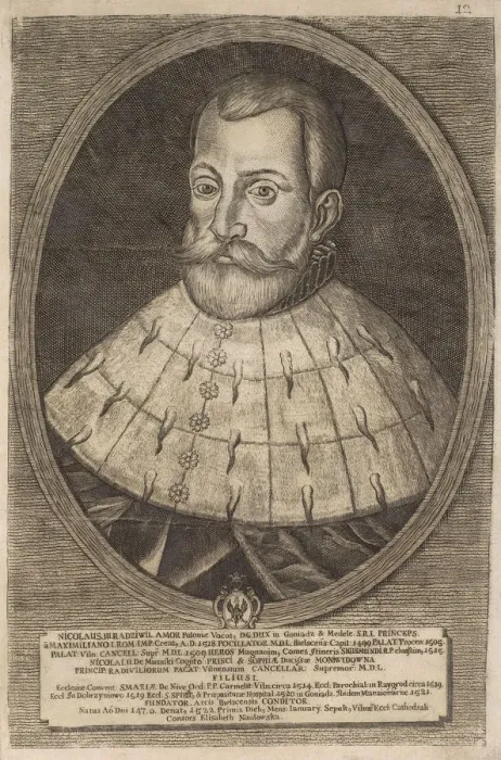 Framed Print : Mikolaj II Radziwill (1470-1521). From: Icones Familiae Ducalis Radivilianae, 1758