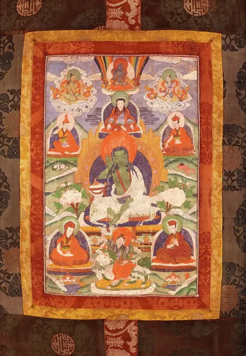 Framed Print : Milarepa (1040-1123), 19th century. Creator: Anon Framed Print : Milarepa (1040-1123), 19th century. Creator: Anon