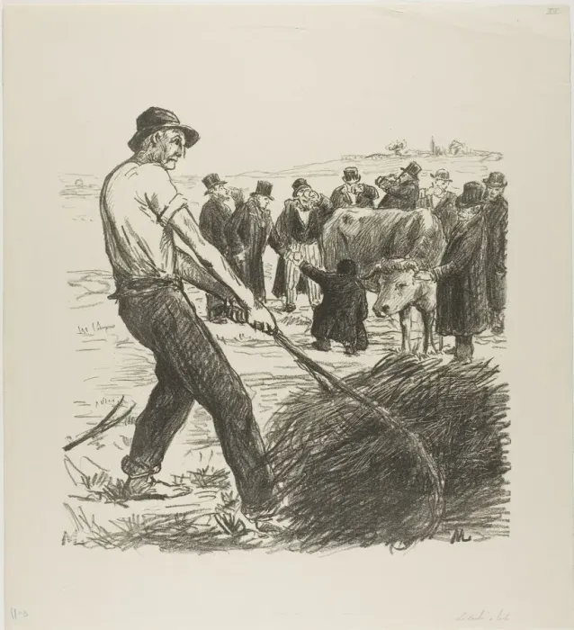 Framed Print : Milch Cow, n. d. Creator: Theophile Alexandre Steinlen Framed Print : Milch Cow, n. d. Creator: Theophile Alexandre Steinlen