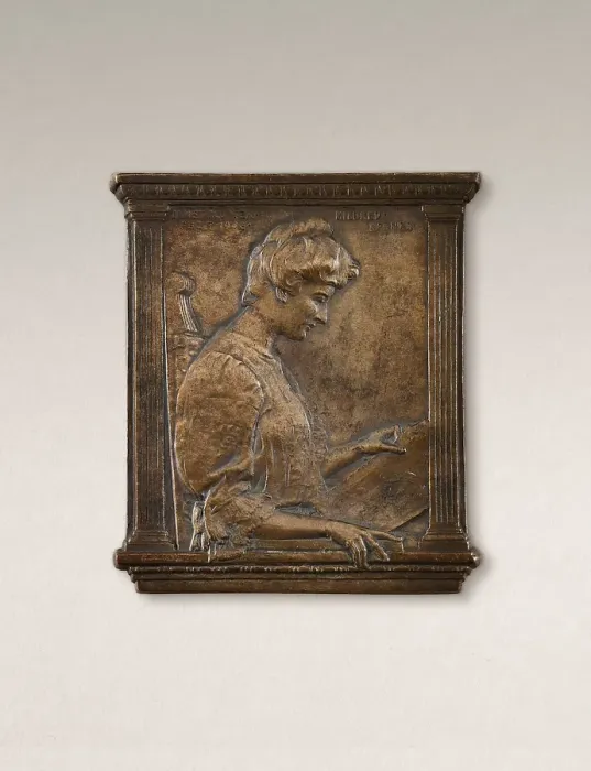 Framed Print : Mildred Barnes, 1906. Creator: Janet Scudder Framed Print : Mildred Barnes, 1906. Creator: Janet Scudder