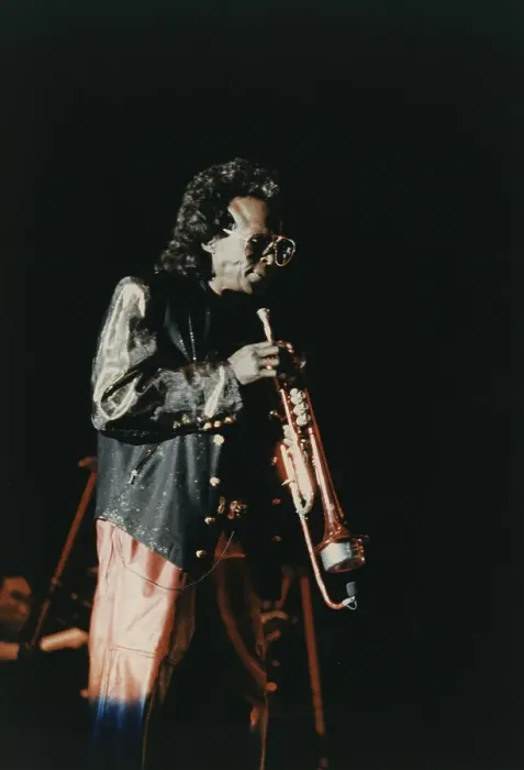 Framed Print : Miles Davis and his Fusion Group, North Sea Jazz Festival, Netherlands, 1991. Creator: Brian Foskett Framed Print : Miles Davis and his Fusion Group, North Sea Jazz Festival, Netherlands, 1991. Creator: Brian Foskett
