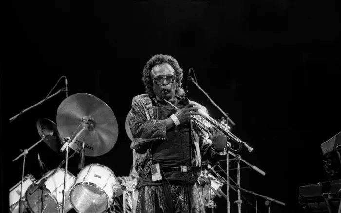 Framed Print : Miles Davis, RFH, London, 1989. Artist: Brian O Connor Framed Print : Miles Davis, RFH, London, 1989. Artist: Brian O Connor
