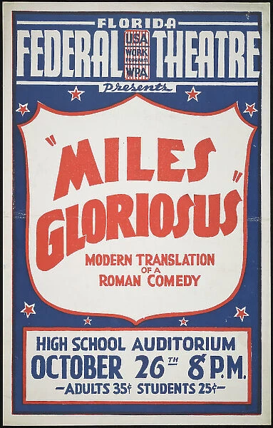 Miles Glorious, Jacksonville, FL, 1936. Creator: Unknown