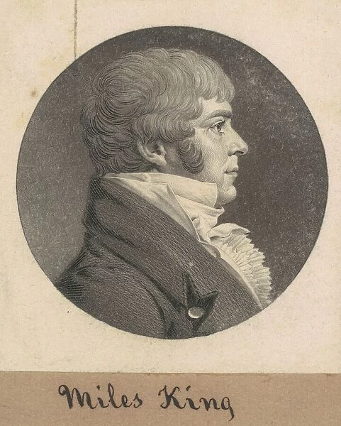 Miles King, Jr. c. 1808. Creator: Charles Balthazar Julien Fevret de Saint-Mé