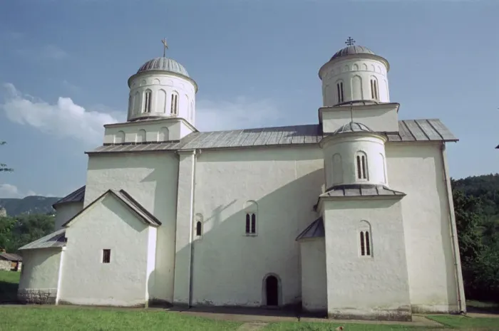 Framed Print : Mileseva Monastery, near Prijepolje, south-west Serbia