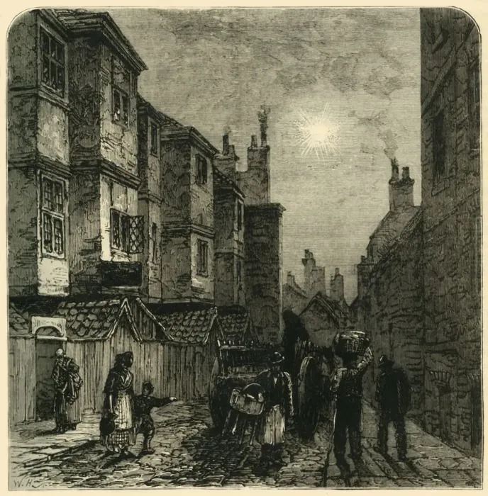 Framed Print : Milford Lane in 1820, (1881). Creator: Unknown Framed Print : Milford Lane in 1820, (1881). Creator: Unknown