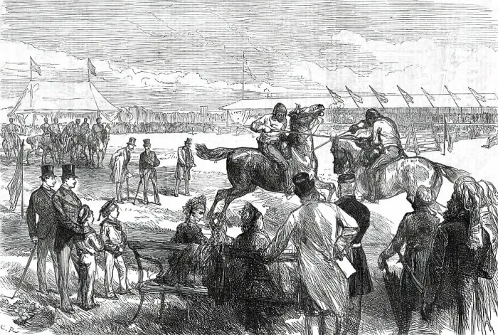 Framed Print : Military Athletic Sports at Lillie-Bridge, West Brompton, 1876. Creator: C.R Framed Print : Military Athletic Sports at Lillie-Bridge, West Brompton, 1876. Creator: C.R