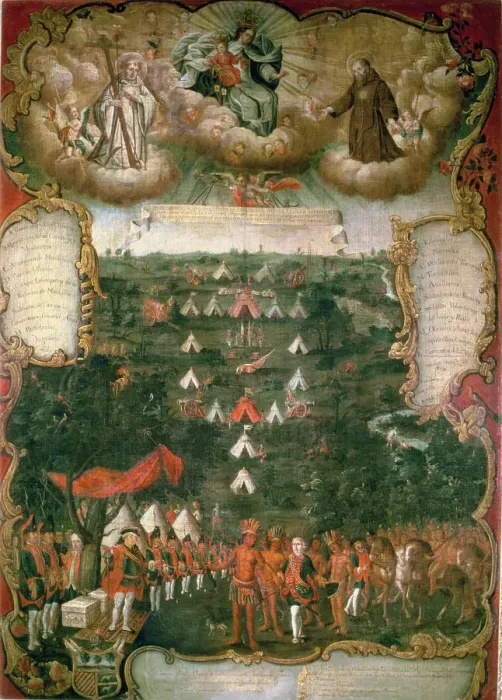 Framed Print : Military Camp of governor Jeronimo Matorras during the Gran Chaco campaign, oil on canvas Framed Print : Military Camp of governor Jeronimo Matorras during the Gran Chaco campaign, oil on canvas