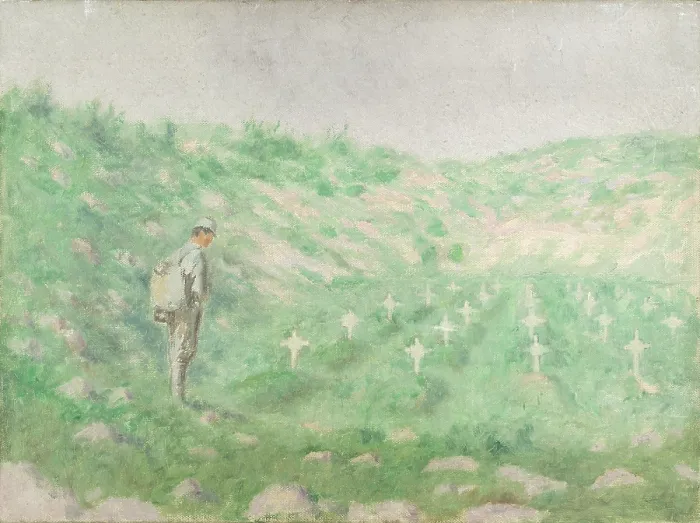 Framed Print : Military cemetery, 1914-1918. Creator: Dezider Czolder Framed Print : Military cemetery, 1914-1918. Creator: Dezider Czolder